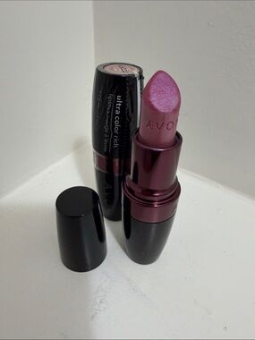 Two Avon Ultra Color Rich Lipsticks. U213 Purple Hazed. Discontinued and rare.